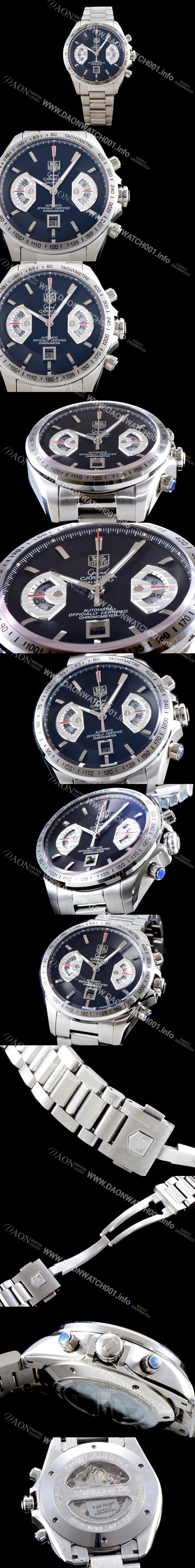 레플리카 [태그호이어] 남성용 그렌드 카레라 칼리버 17 ASIA 7750 오토매틱 TAG4244