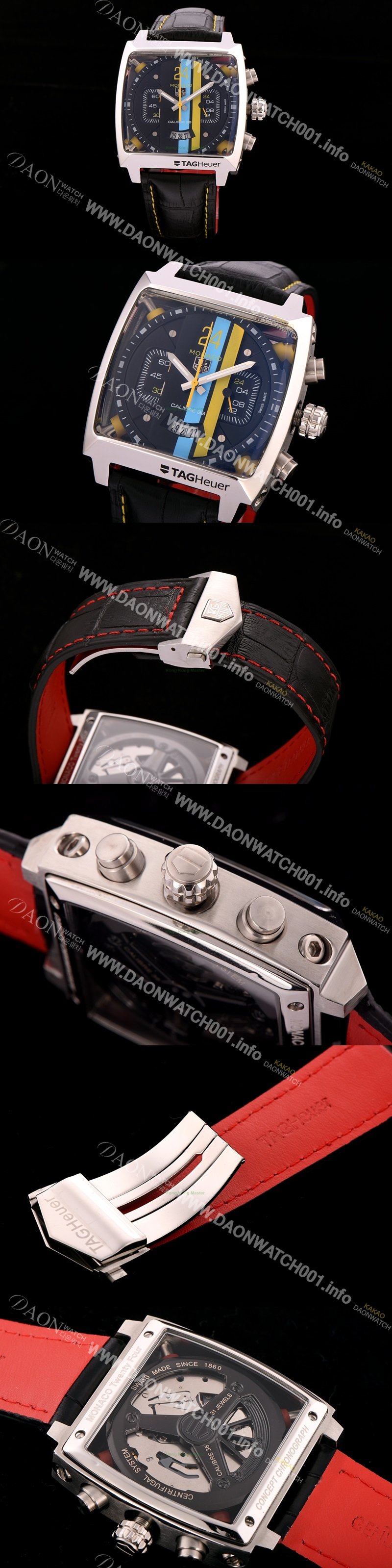 레플리카 [태그호이어] 남성용 뉴 모나코 컨셉트 24 크로노그래프 TAG4204