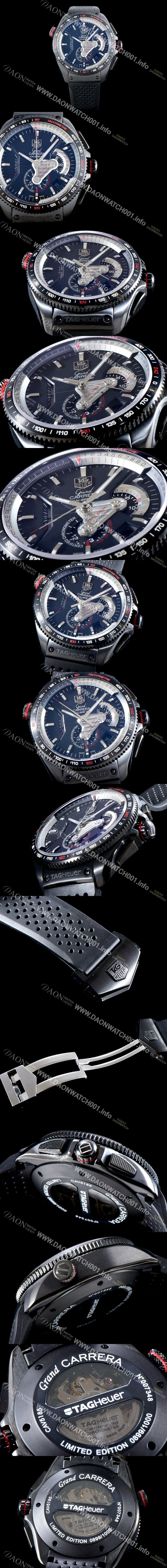 레플리카 [태그호이어] 남성용 까레라 칼리버 36RS2 칼리퍼 크로노그래프 TAG4234