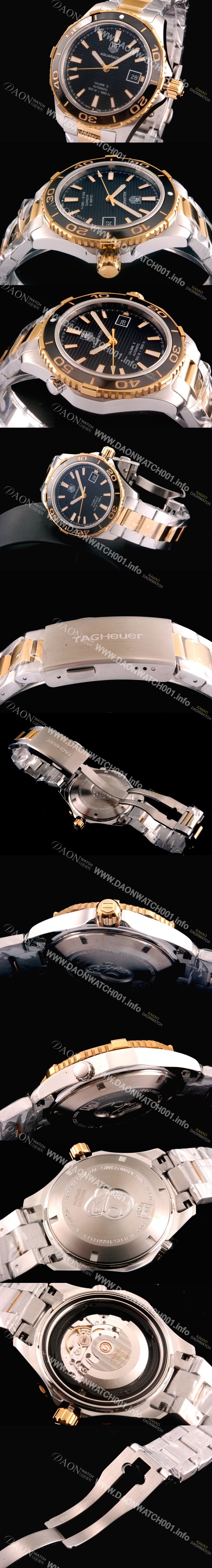 레플리카 [태그호이어] 남성용 아쿠아레이서 블랙 다이얼 41mm TAG0400