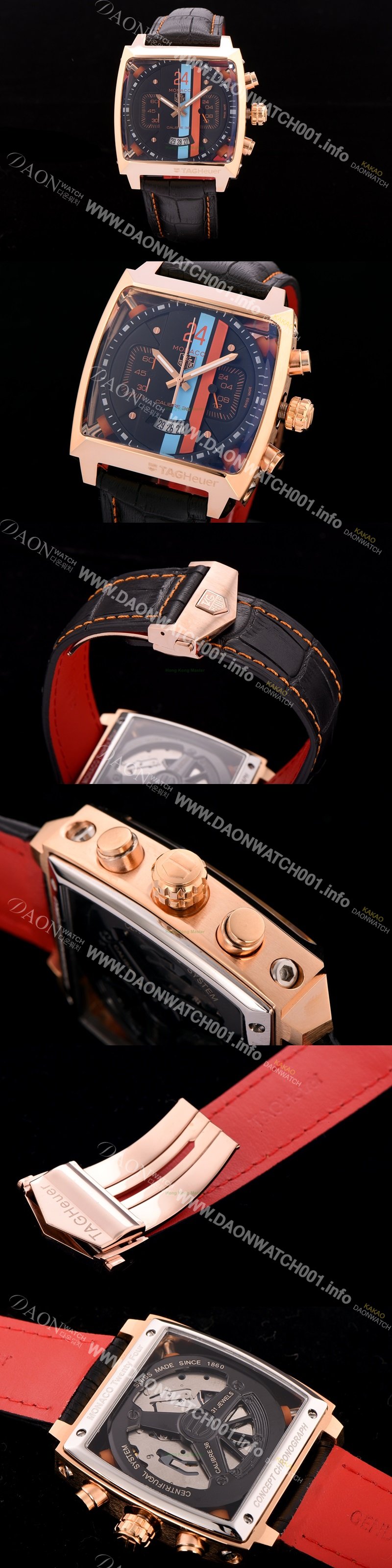 레플리카 [태그호이어] 남성용 뉴 모나코 컨셉트 24 크로노그래프 tag0125 스위스 TAG0423