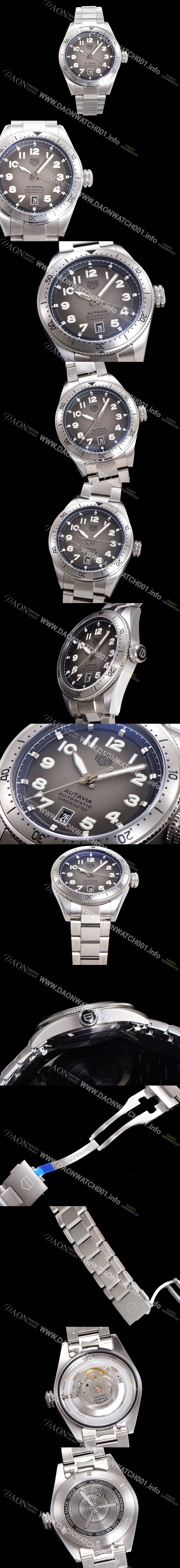 레플리카 [태그호이어] 남성용 오타비아 WBE5114 베스트에디션 오토매틱 42미리 그레이다이얼 TAG73875