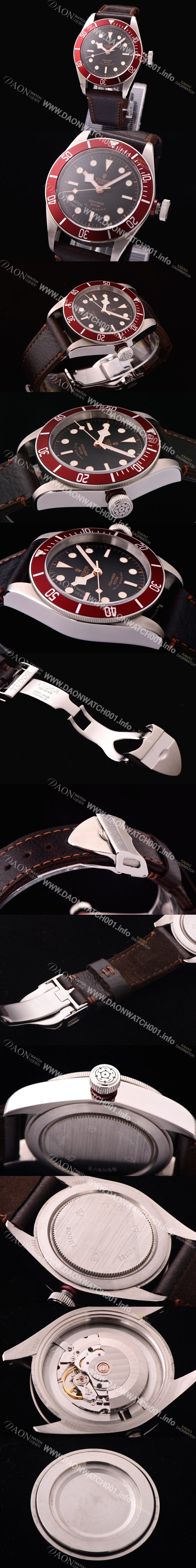 레플리카 [튜더] 남성용 헤리티지 블랙베이 브레이슬릿 블랙다이얼 TUD4203