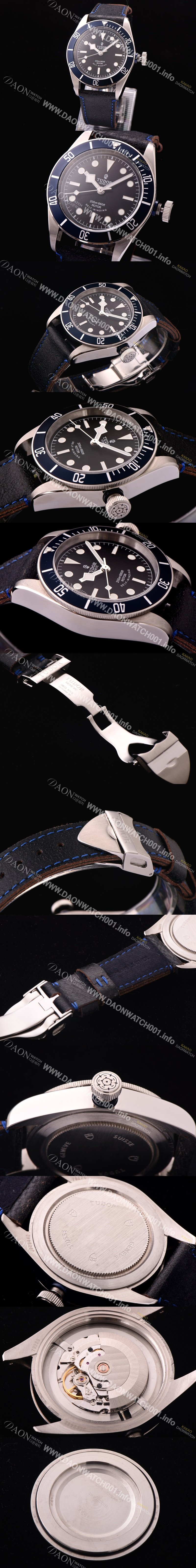 레플리카 [튜더] 남성용 헤리티지 블랙베이 브레이슬릿 블랙다이얼 TUD4200