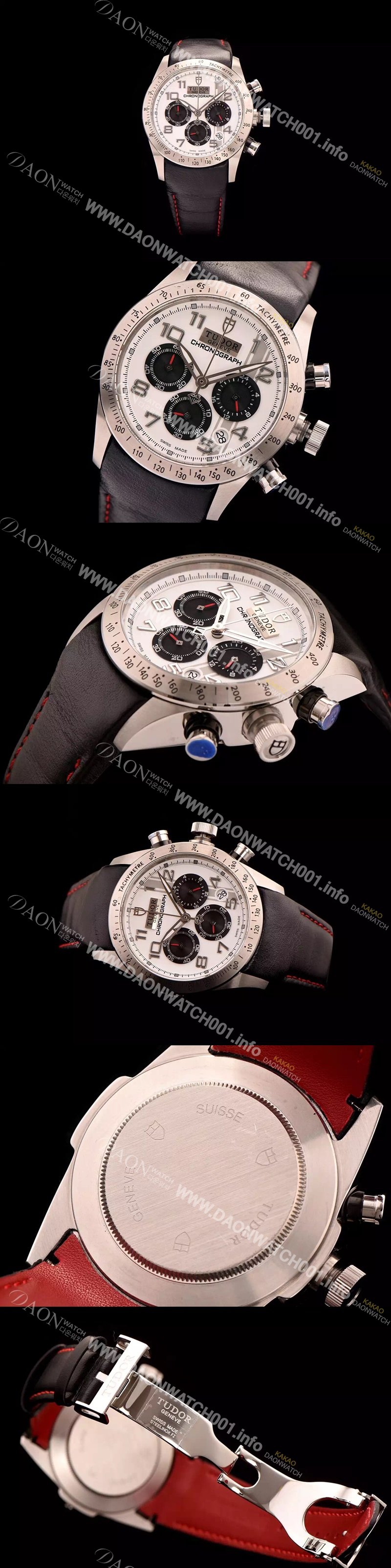 레플리카 [튜더] 남성용 스위스 ETA 쿼츠 화이트 다이얼 TUD4244