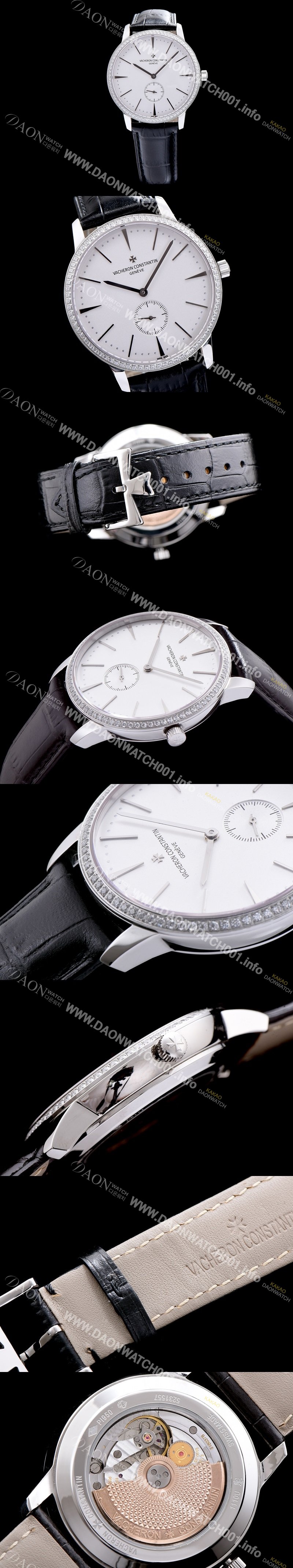 레플리카 [바쉐론콘스탄틴] 남성용 패트리모니 서브 세컨즈 화이트 다이얼 VAC0431