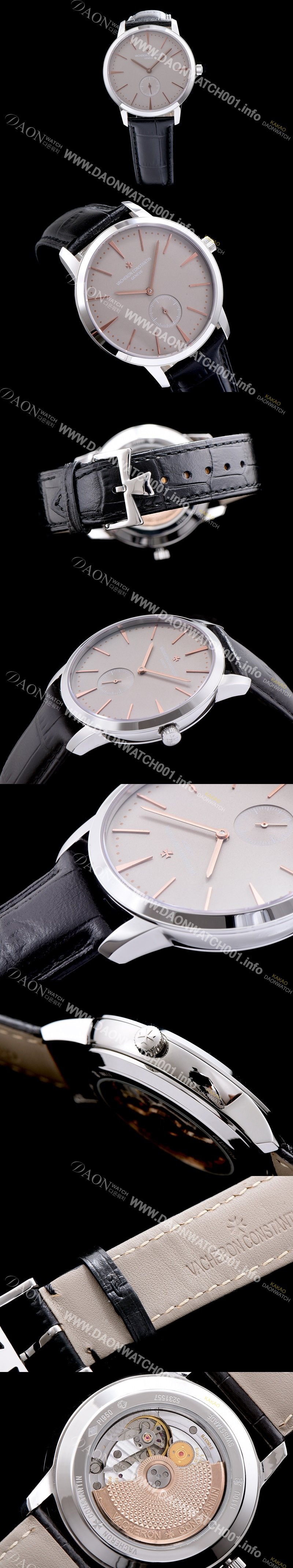 레플리카 [바쉐론콘스탄틴] 남성용 패트리모니 서브 세컨즈 그레이 다이얼 VAC0400