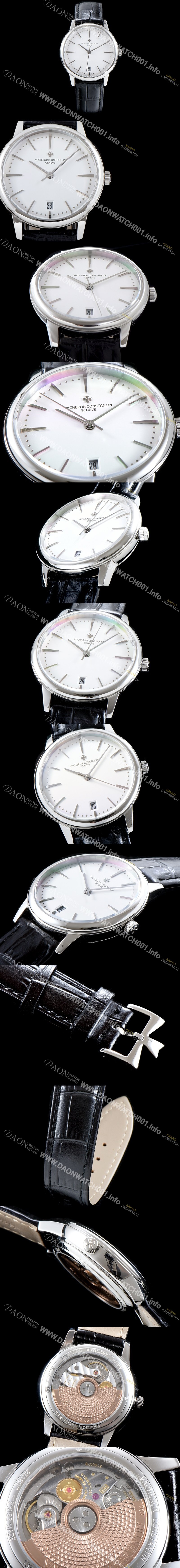 레플리카 [바쉐론콘스탄틴] 남성용 패트리모니 85180/000G-9230 셀프 와인딩 드레스 워치!!화이트 다이얼 오토매틱 무브먼트 VAC0220