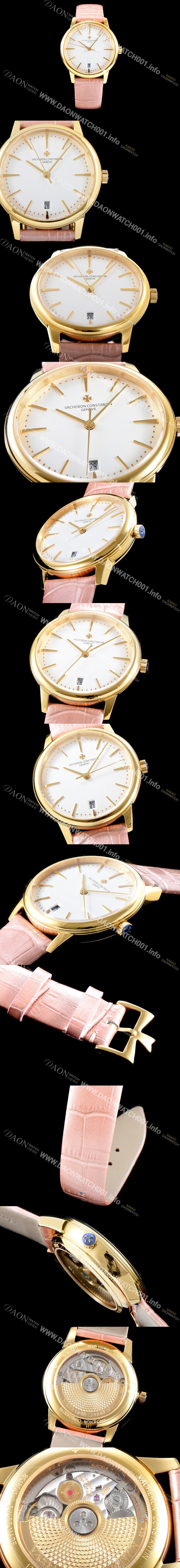 레플리카 [바쉐론콘스탄틴] 남성용 패트리모니 85180/000J-9231 셀프 와인딩 드레스 워치!! 18K 옐로우골드 케이스 화이트 다이얼 오토매틱 무브먼트 VAC0214