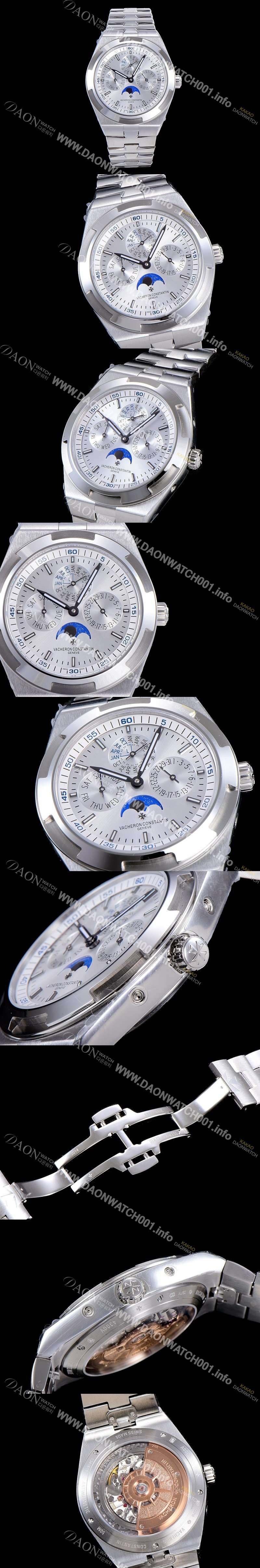 레플리카 [바쉐런 콘스탄틴] 남성용 오버시즈 4300V 오토매틱 1120QP/1타입 41.5미리 메탈케이스 실버다이얼 VAC73732