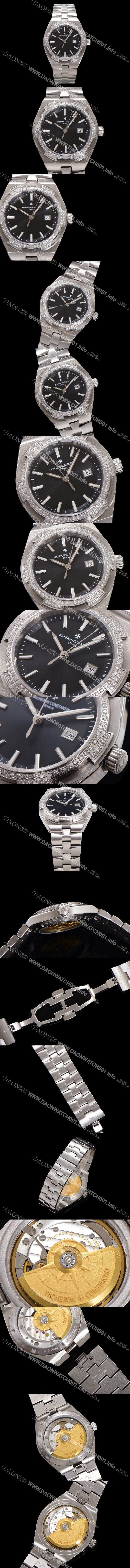 레플리카 [바쉐런 콘스탄틴] 여성용 오버시즈 4605V200A-B971 오토매틱 무브먼트 35mm 블랙 다이얼 vac1142