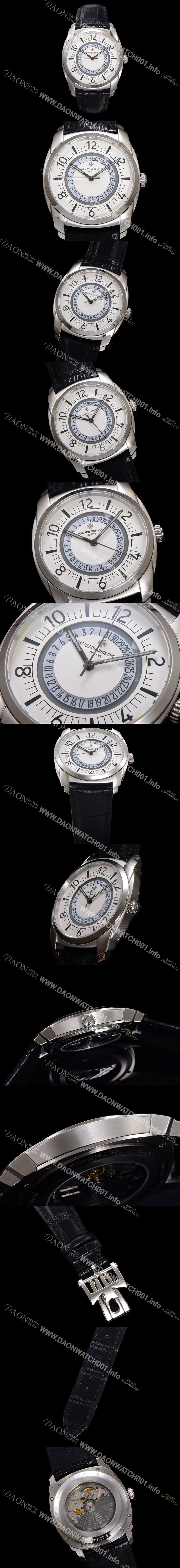 레플리카 [바쉐론 콘스탄틴] 남성용 케드릴셀프 와인딩 4500S/000A-B195 41mm 오토매틱 Cal. 5100/1 타입 화이트 다이얼 vac1156