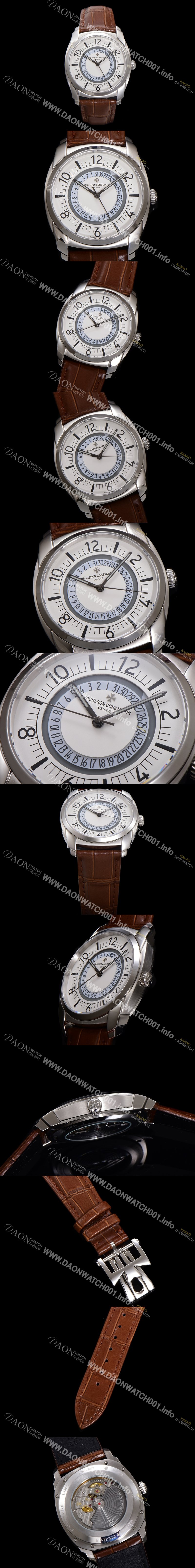 레플리카 [바쉐론 콘스탄틴] 남성용 케드릴셀프 와인딩 4500S/000A-B195 41mm 오토매틱 Cal. 5100/1 타입 화이트 다이얼 vac1157