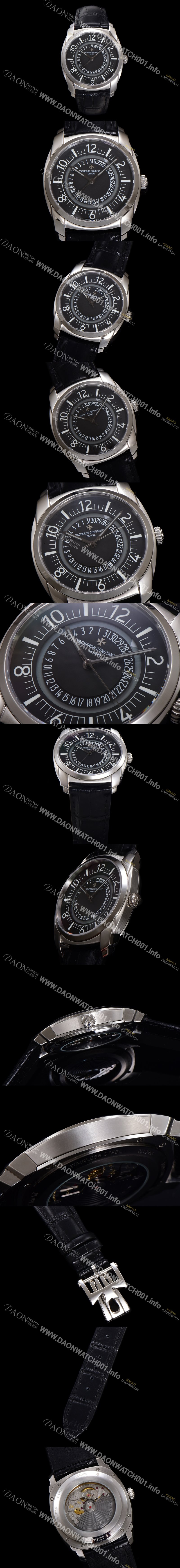 레플리카 [바쉐론 콘스탄틴] 남성용 케드릴셀프 와인딩 4500S000A-B196 41mm 오토매틱 Cal. 5100/1 타입 블랙 다이얼 vac1158