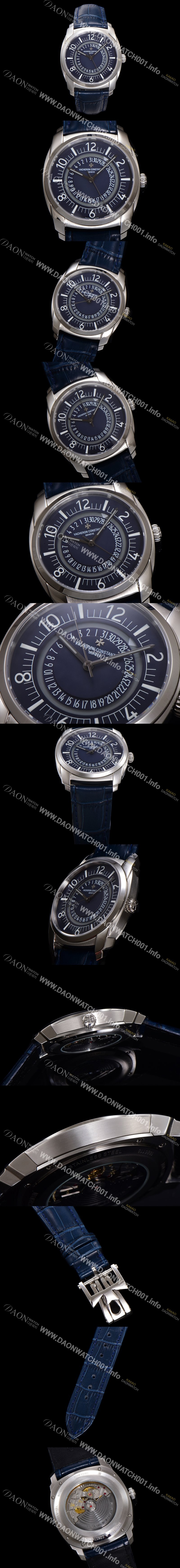 레플리카 [바쉐론 콘스탄틴] 남성용 케드릴셀프 와인딩 4500S/000A-B364 41mm 오토매틱 Cal. 5100/1 타입 블루 다이얼 vac1159