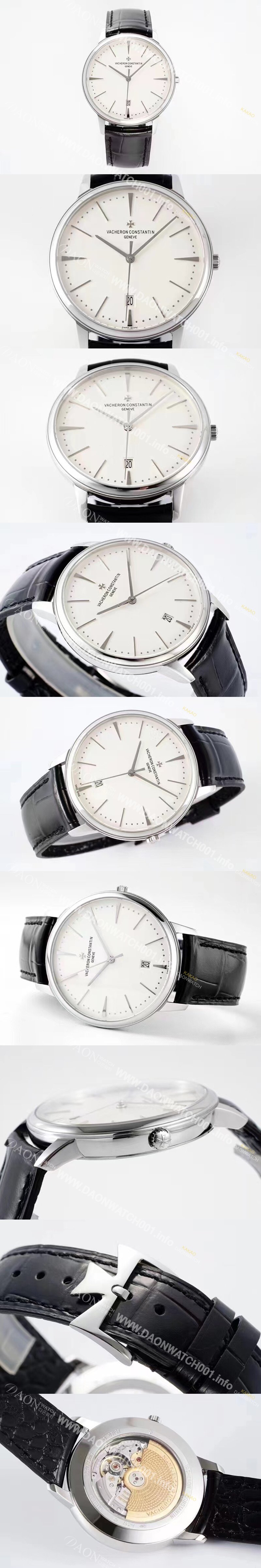 레플리카 [바쉐론콘스탄틴] 남성용 패트리모니 85180/000G-9230 셀프 와인딩 드레스 워치!! 화이트 다이얼 오토매틱 무브먼트 vac1163